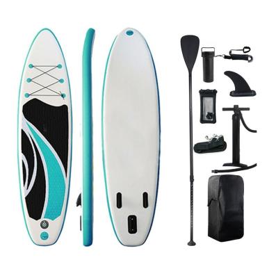 China 0.9mm PVC +5mm EVA Wholesale Backing Up Board Inflatable Paddle Board All Round Inflatable SUP Boards Full Set Surfboard for sale