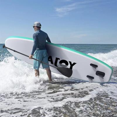 China 0.9mm PVC +5mm EVA Softboard Stand Up Paddle Board Inflatable Paddleboard Sup Surfboard With Accessories for sale