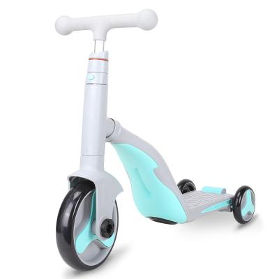 China Sliding scooter hot sales 3 in 1 wheel wholesale cheap price 3 kids kick scooter pedalless balance scooter for sale