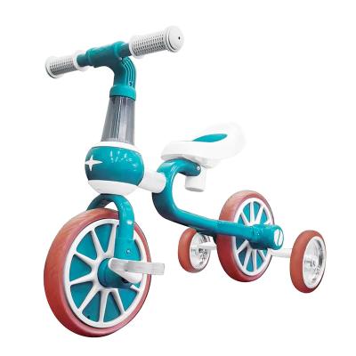 China High Quality Steel 2 in 1 Kids Tricycle Baby Balance Bike with Training Wheel Kids Balance Bike for sale