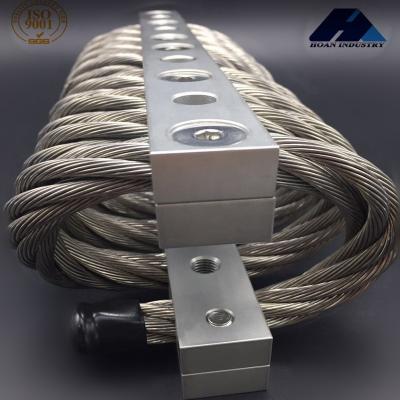 China Transport industry transport caster console producing vibration shock control JGX-1598D-358B wire rope set aluminum isolator for sale