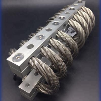 China JGX-1598D-557B Aluminum Shipping Motor Rack Container Transformer Vibration Shock Insulation Wire Rope Insulator for sale