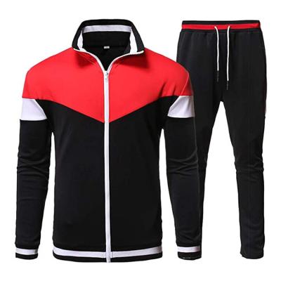 China Antistatic Custom Design Your Own Two Piece Tracksuit Jogger Pants Wholesale Men Sport Tracksuit for sale