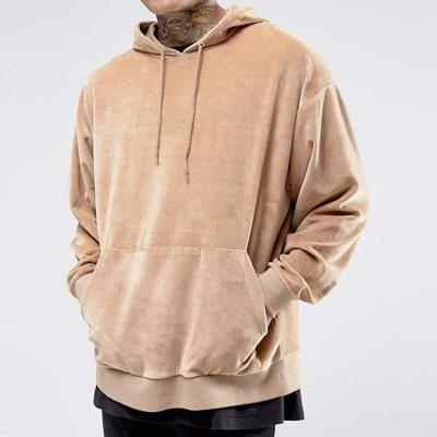 China Oversized Pullover Hoodie Anti-pilling Apparel Manufacturer Long Sleeve Pocket Velvet Hoodie for sale