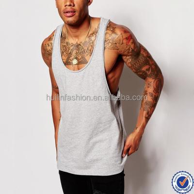 China Factory Wholesale Anti-pilling Tank Tops For Men Cheap Mens Singlet Fashion Runner Vest for sale