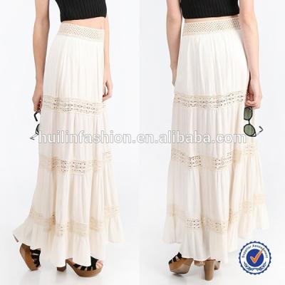 China Spring Maternity Summer All Type Of Skirts Crochet Bohemia Maxi Skirt Long Skirts For Women for sale