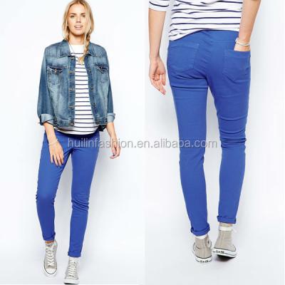 China 2014 Anti-allergy Denim Pregnancy Skinny Wholesale Maternity Jeans for sale