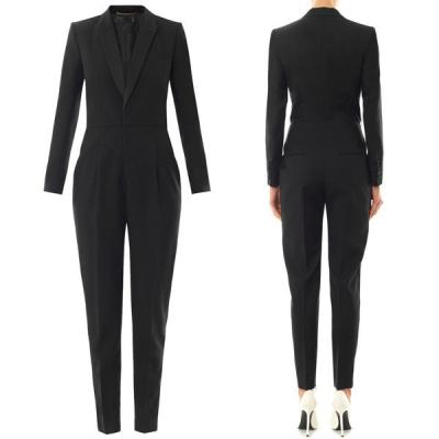 China Anti-pilling Overalls Design Fashion Long Sleeve Ladies Formal Office Uniform for sale