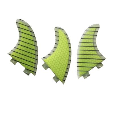 China Quilhas Customized Unisex Double Tabs Fiberglass Fins Double Tabs G5 Surf Fin for sale