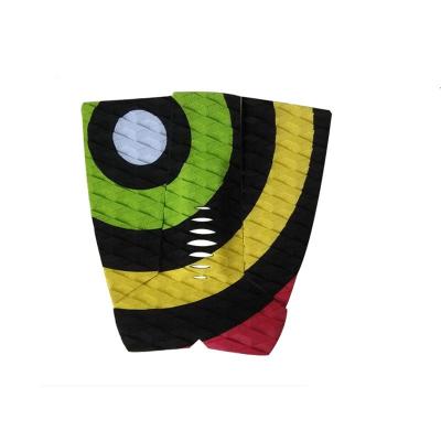 China 2021 Unisex Deck Protector Colors Design Durable 3M Glue Surf Pad Eva Surfboard Traction Pad for sale