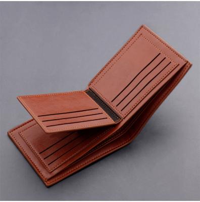 China Short Wallets Daily Use Men New Invent Retro Purse Style Credit Card Holder Designer Leisure Money Clip Wallet for sale