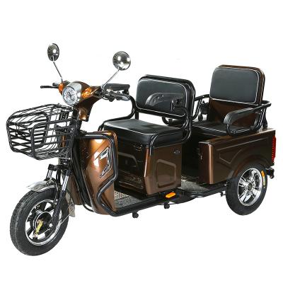 China CE L4 48V 60V 500W 3 Wheel Two Set Customizable Passenger Manufacturer Adult Electric Tricycle for sale