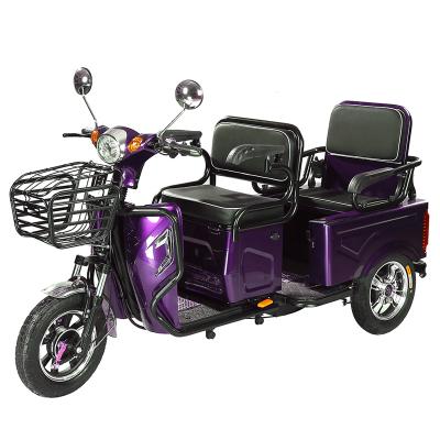 China CE L4 48V 60V 500W Customizable Leisure Passenger Manufacturer Electric Tricycle 25km/hr for sale