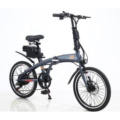 China Wholesale 20 inch steel mini folding bike city electric bike with cheap price for sale