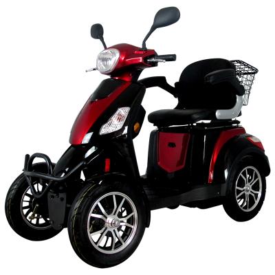 China Unisex Customizable CE K-2-1-O 500W 48V/60V Four 4 Wheel Electric Mobility Scooter Manufacturer for sale