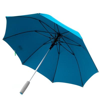 China Aluminum alloy daily cheap automatic open tube price use blue color chuva de Guarda 25 inch upright sun deco umbrella for sale