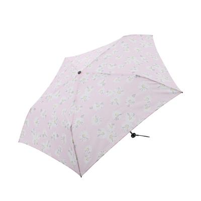 China Daily Outdoor Compact Windproof Manual Open End 3 Travel Sun Rain Mini Fold Umbrella for sale