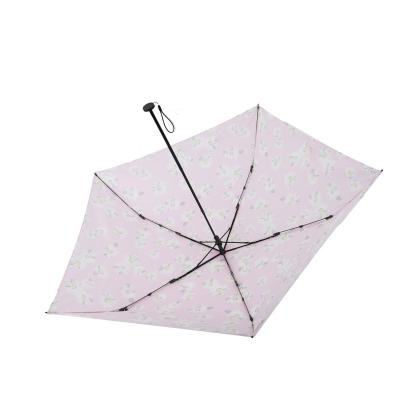 China Mini Sun Umbrella Sunscreen Ultra Capsule Umbrella Small Pocket Umbrella Custom Logo Daily Triple Light Gift for sale