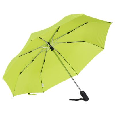 China Daily Use Fluorescent Green Bright Single Color 21 Inch Self Opening Automatic Folding Customized Wholesale Cheap Umbrella 3 Inch for sale