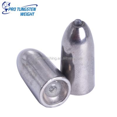 China Standard Size Tungsten Bullet Worm Fishing Weight for Bass Fishing for sale