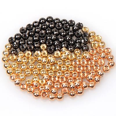 China Fast Sinking and Eco-Friendly Good Quality Fly Tying Gold Tungsten Material Beads for Fly Fishing for sale