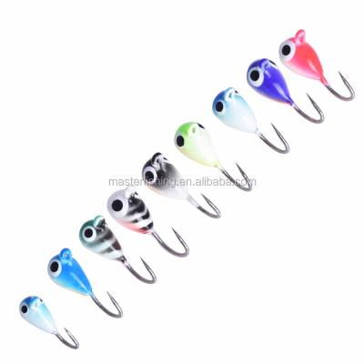 China Eco - Friendly Wholesale Tear Drop Tungsten Ice Fishing Jigs for sale