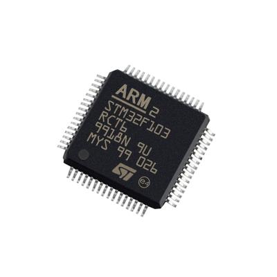 China New and original Merrillchip in Electronic Components Integrated Circuit IC MCU 32BIT 256KB Running IC FLASH 64LQFP STM32F103RCT6 72MHz for sale