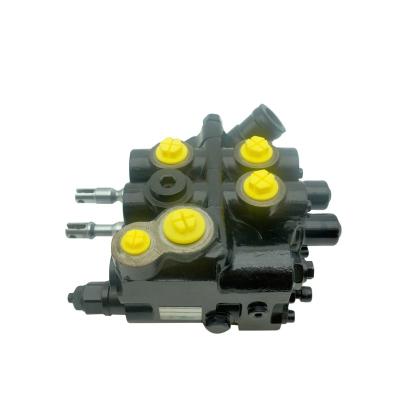 China Construction machinery Customization valve single spool 2 spool directional hydraulic solenoid hydraulic control valve for sale