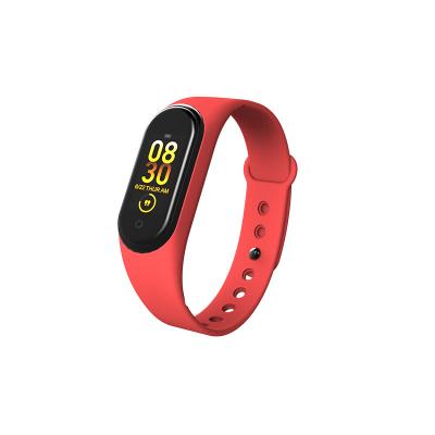 China Automatic color screen date M4 bracelet heart rate blood pressure health monitoring sports smart bracelet for sale