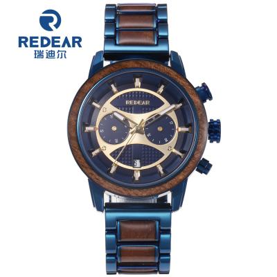 China REDEAR New Chronograph Large Border Dial Waterproof Men's Watch Luminous Multifunctional Calendar Quartz Watch for sale