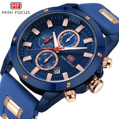 China Frontier explosive men's watch luminous date MINIFOCUS 0089G automatic waterproof quartz watch sports men's watch for sale