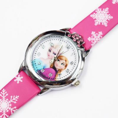 China Automatic Date Children's Watch With Ice And Snow Margin Pattern Pupil Watch for sale