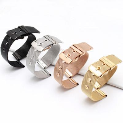 China High End Stainless Steel Factory Spot Watch Band Stainless Steel Mesh Belt for sale