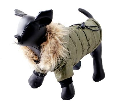 China 5 Size Dog Coat Winter Viable Warm Dog Clothes Small For Chihuahua Soft Fur Hood Puppy Jacket Clothing for sale