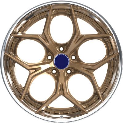 China GVICHN Brand 20 Inch 5x112 Factory Direct Selling Aluminum Custom Forged 2 Piece Wheel for sale