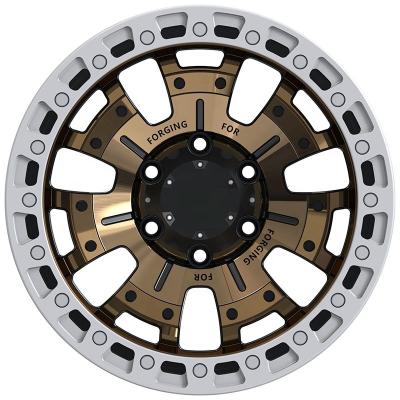 China GVICHN Brand Aluminum Forged High Quality 4x4 Offroad Wheels Beadlock Offroad Forged Wheel For Luxury SUV for sale