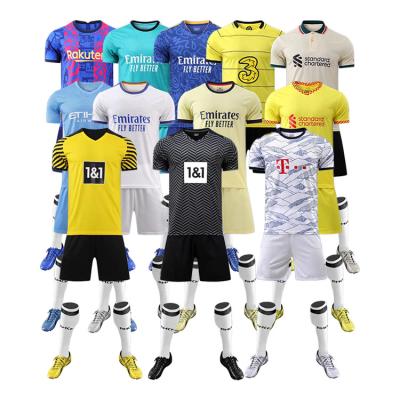 China Wholesale Team Set free jersey Quick-drying design sublimation football uniform soccer wear printing football jersey custom football jersey for sale