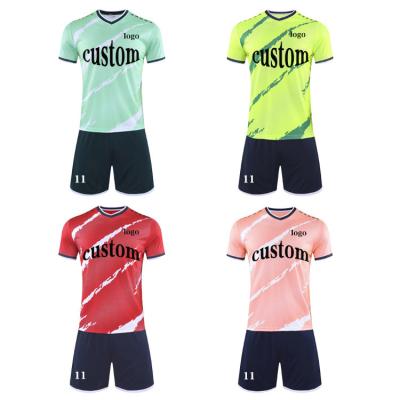 China Quick-Drying Custom Cheap Set Soccer Jerseys Sublimation Jerseys In China for sale