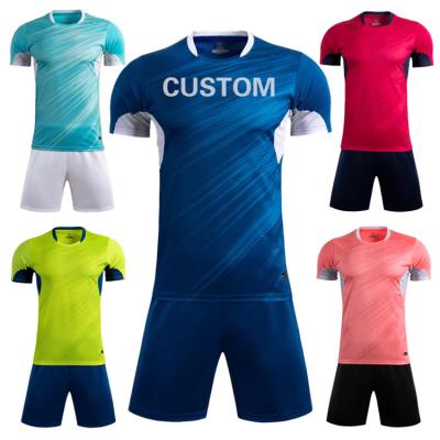 China Quick-drying new player soccer jerseys vertical comfortable soccer jerseys for sale