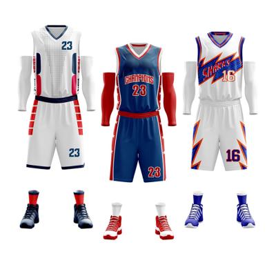 China Breathable New Design Printable Basketball Uniform With Grand Prix for sale