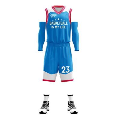 China Breathable Custom Sold Sublimation Basketball Jersey Uniform Design for sale