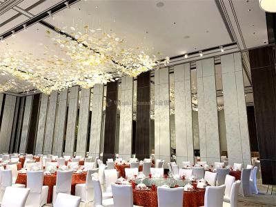 중국 Easy To Install Banquet Hall Partition Walls 85mm Or 100mm 판매용