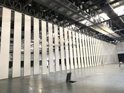 China Double Seal Rubber Top And Bottom Seal Folding Partition Wall For Exhibition Centers Height 2000-6000 Mm for sale