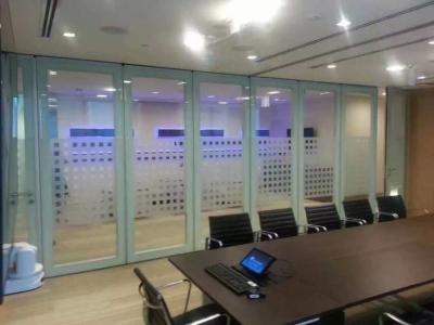 China Transparent And Sleek Movable Glass Partition Walls High Durability For Modern Offices for sale