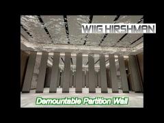 customizable demountable partition wall fireproof function sound insulation 35-45db for commercial