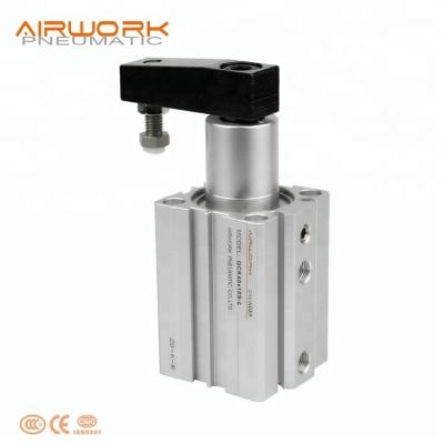 China Factory QCK Air Cylinder Pneumatic Rotary Clamping Actuator for sale