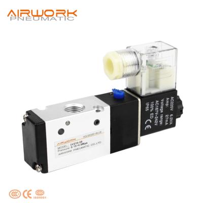 China 3v210-08 General 3 2 Way Actuator Control Solenoid Valve Pneumatic Electric Operation 12v 24v DC Three Way for sale