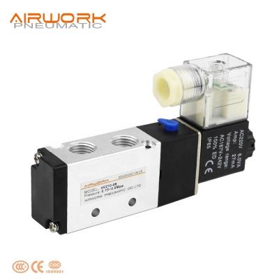 China 4v210-08 4v210 06 General Airtac Type 5 2 Way 24vdc Air Pneumatic Solenoid Valve Electrical Wiring Diagram for sale