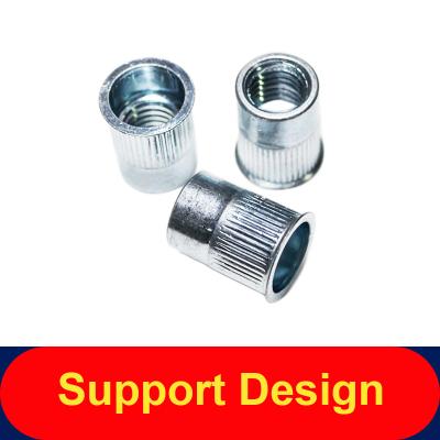 China Custom Size Carbon Steel Riveting Nut Reduced Countersunk Head Barrel Rivet Nut for sale