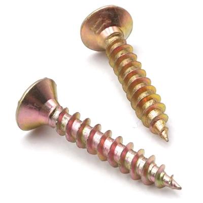 China China Manufacturer Flat Fasteners Stainless Steel Knurled Chipboard Screws for sale